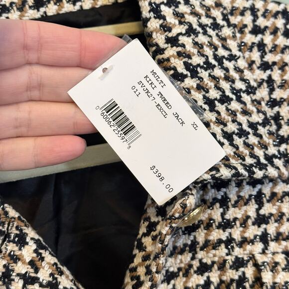 Intermix Outfit 2Piece Set Kiki Tweed Jacket XL & Coco Mini Button Mini Skirt 10 - Picture 7 of 16